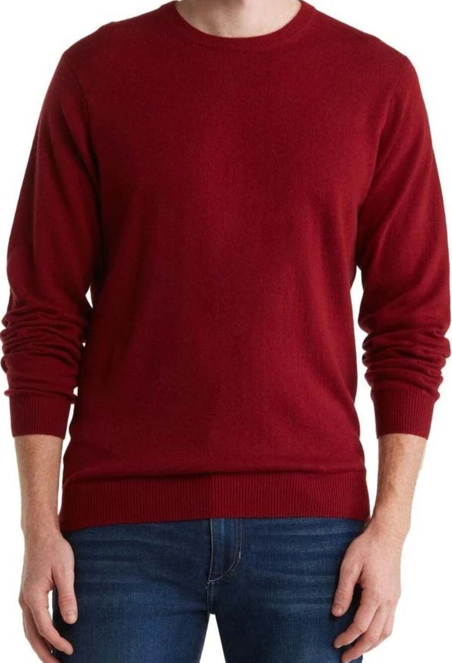 Rodd & Gunn Sweater Wool Cashmere Crewneck Pullover Long Sleeve Cherry Red XL